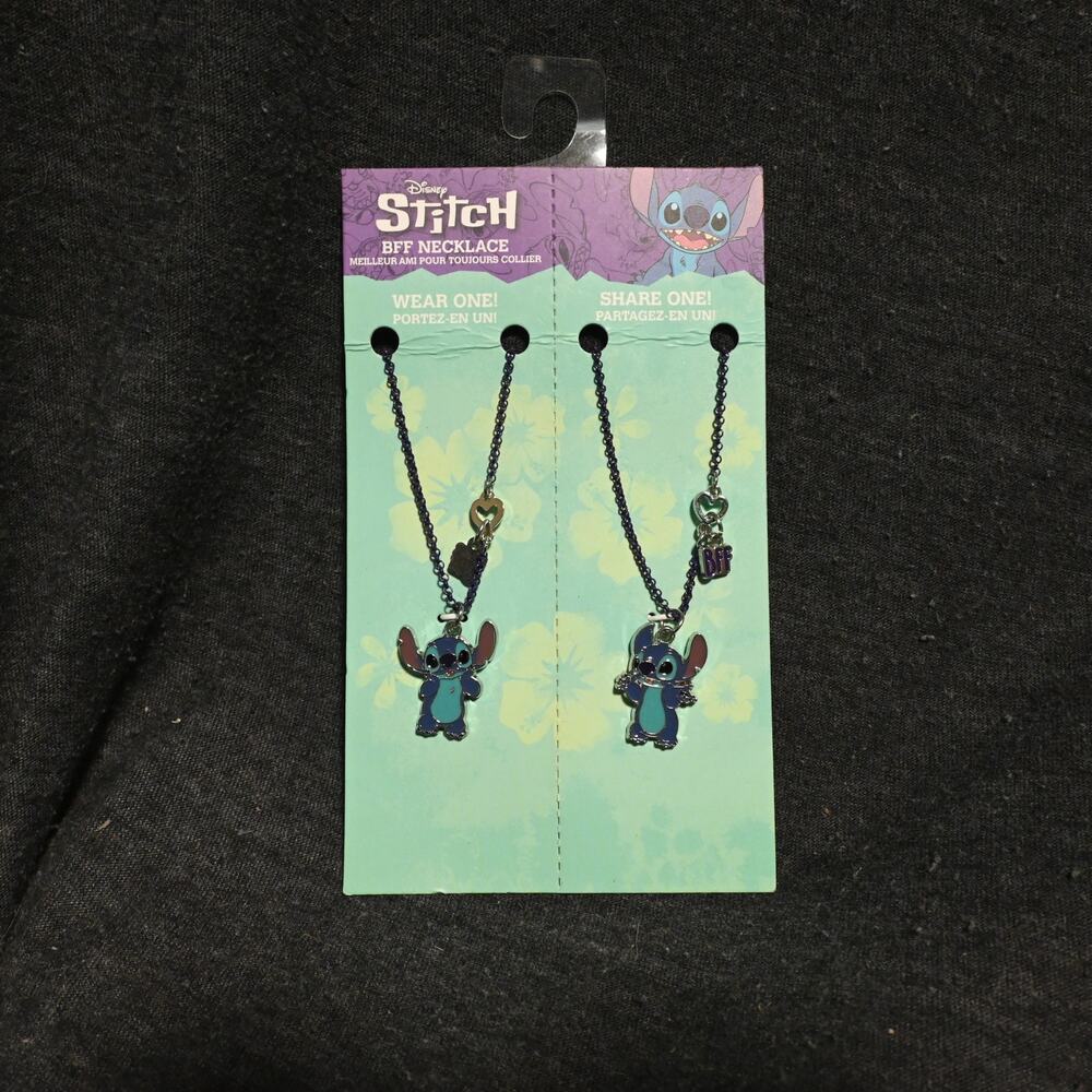 Stitch BFF Necklace Pair Disney